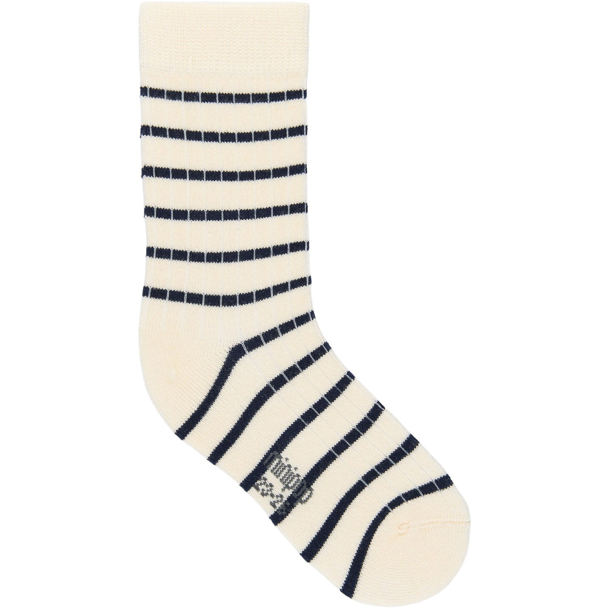 minipop® Navy/Off White Minipop Bambu Strumpor Stripe