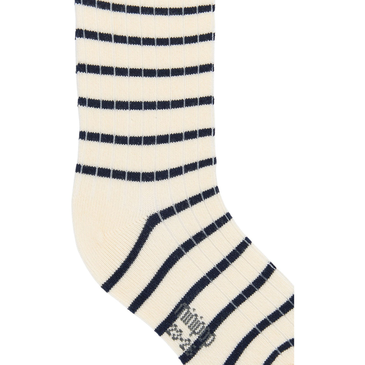 minipop® Navy/Off White Minipop Bambu Strumpor Stripe