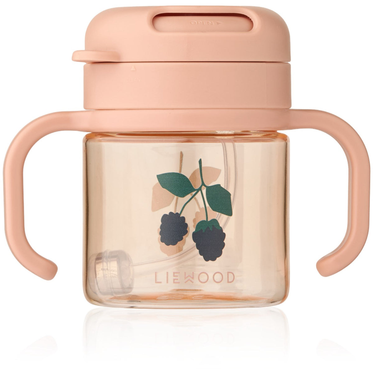 LIEWOOD Berry / Pale Tuscany Kai Tritan Strån Kopp 280ml