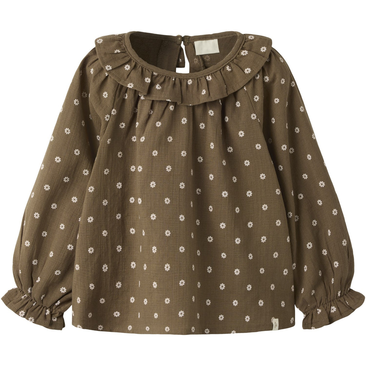 Lil'Atelier Teak Nmfhulla Ls Loose Skjorta Lil