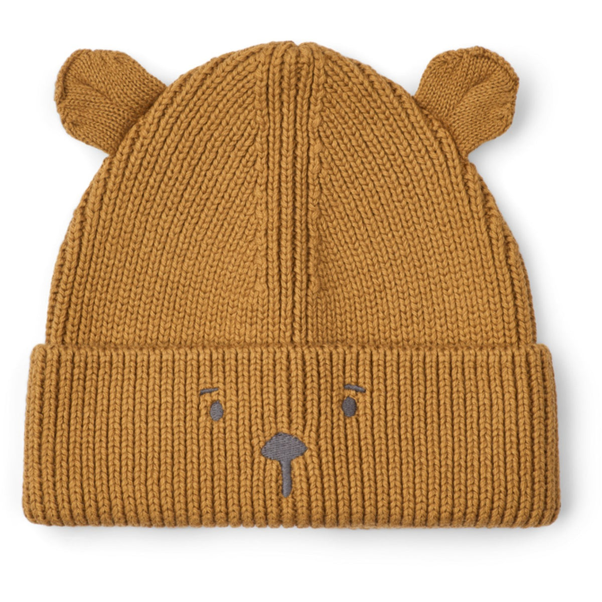 LIEWOOD Golden Caramel Gina Beanie W Björn Embroidery