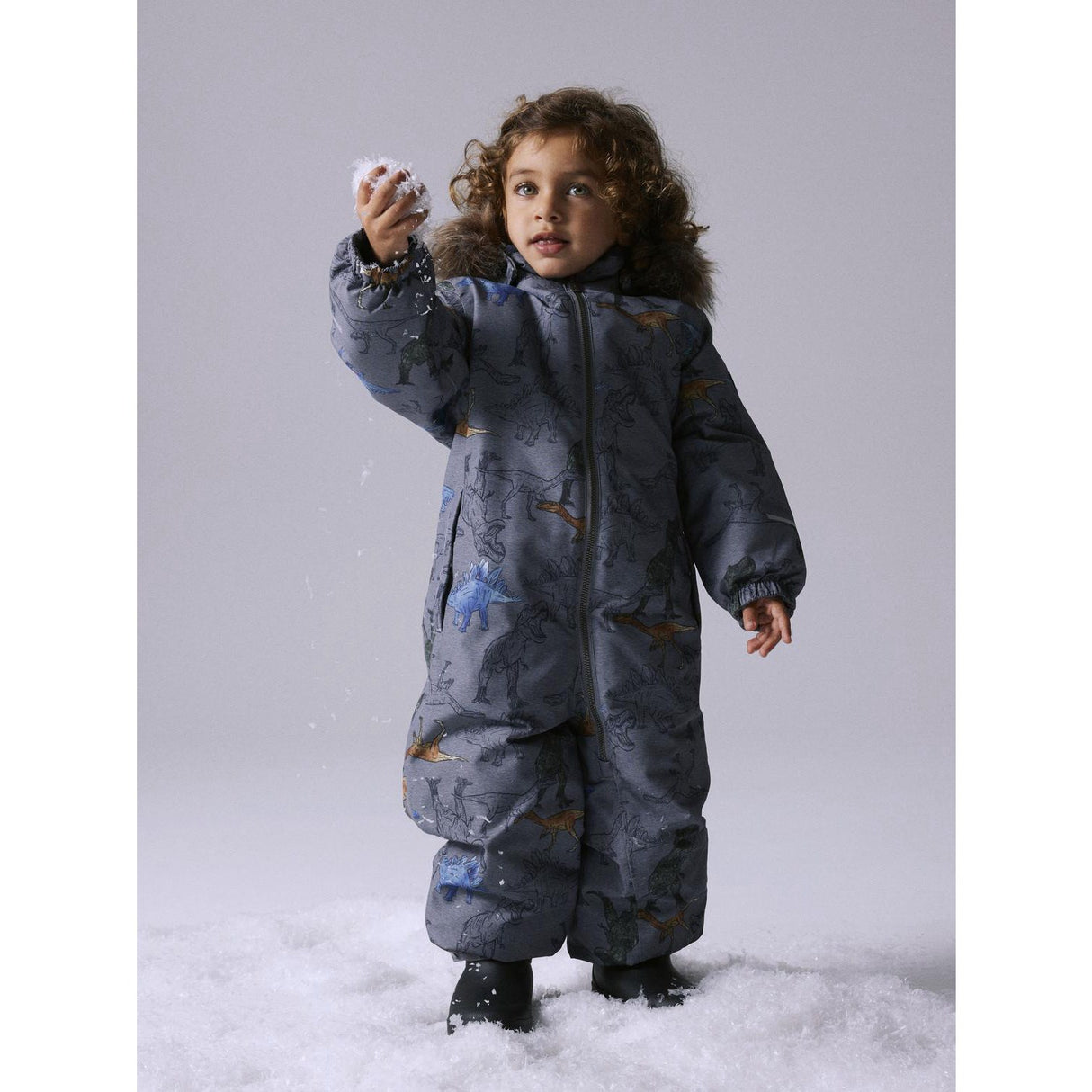 Name It Mockingbird Dinosaur Snow10 Vinterdräkt AOP Fo Noos