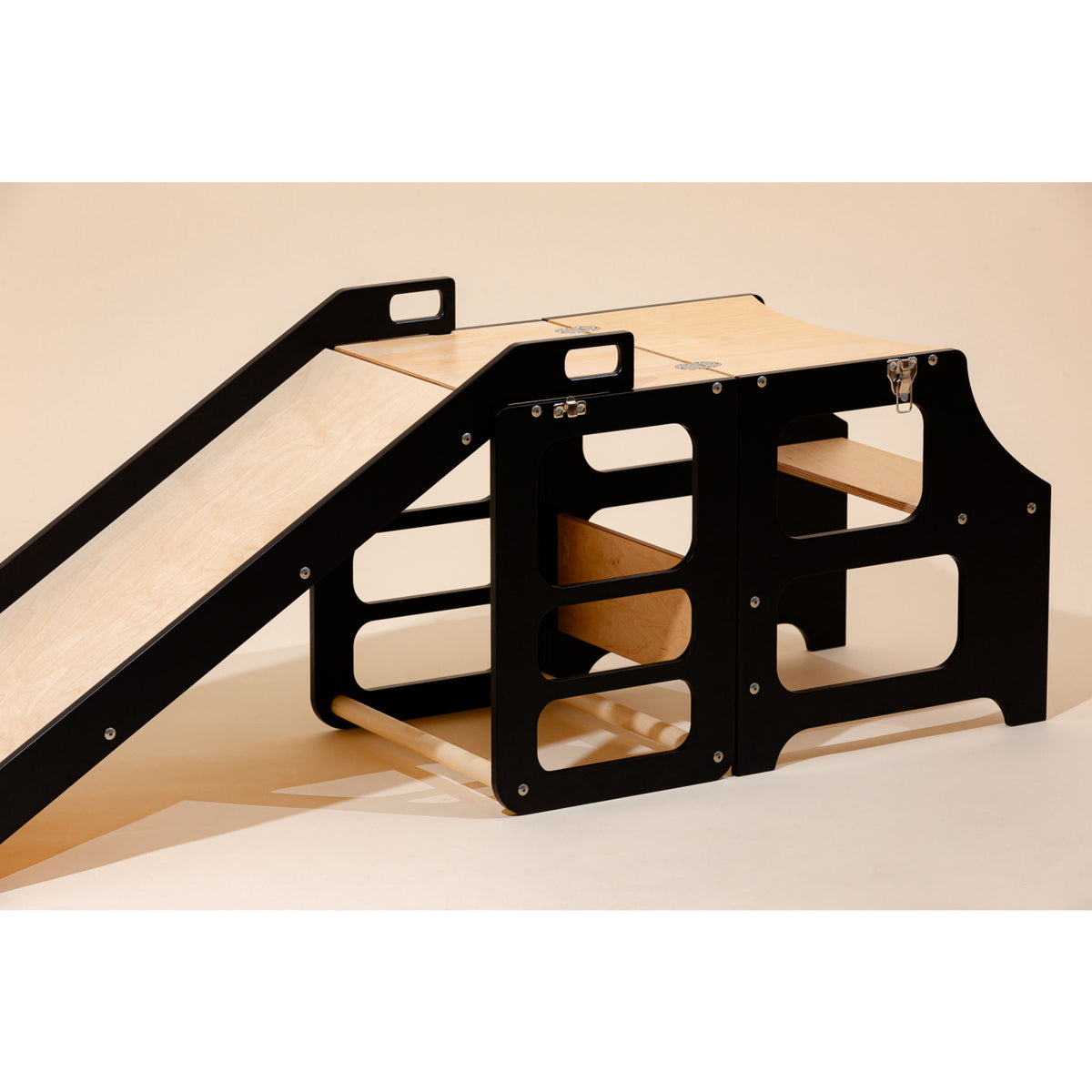 Duck Woodworks Black Foldbar EC Kitchen Tower Med Slide Sett
