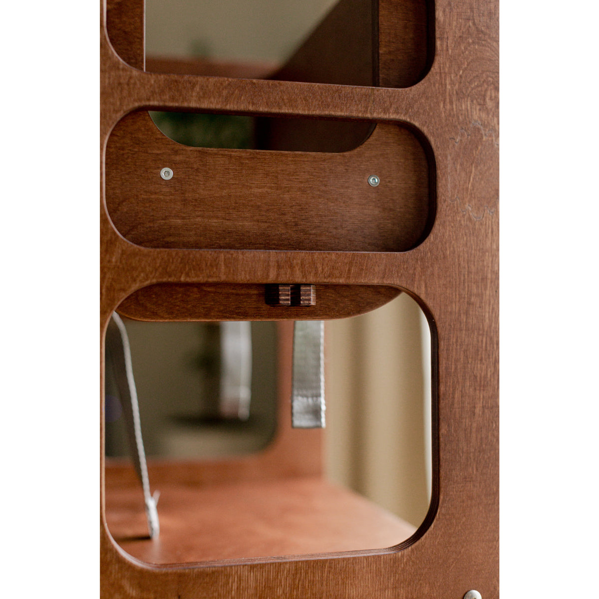 Duck Woodworks Honey Glaze Foldbar Kitchen Tower Stained Med Højt Stol Addon Sett