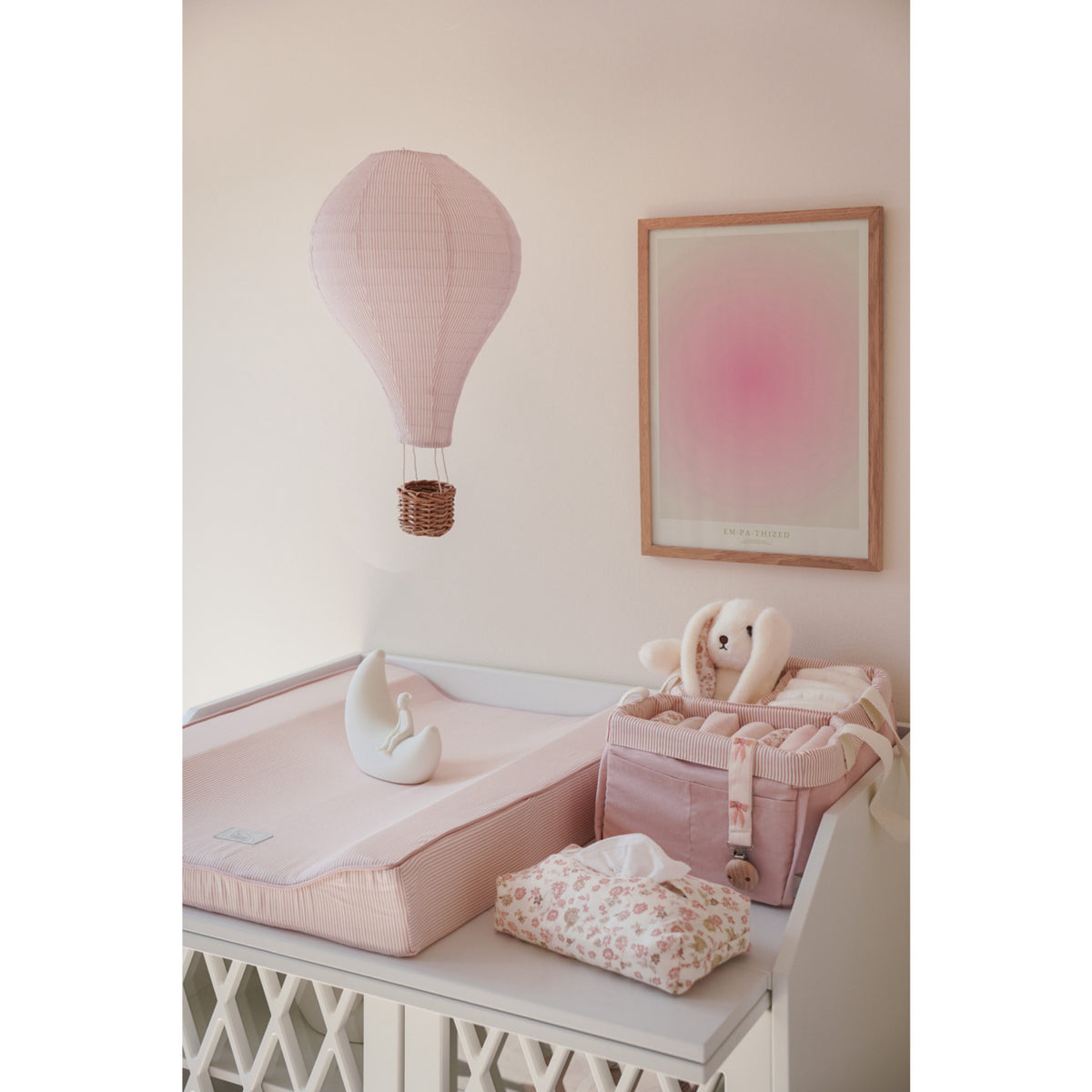Cam Cam Copenhagen Classic Stripes Rose Lampa Shade Hot Air Balloon