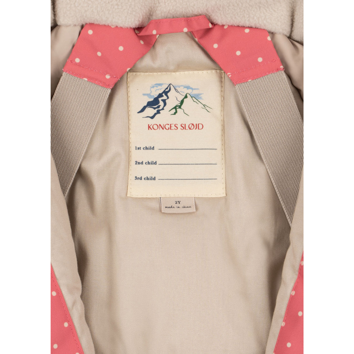 Konges Sløjd Cherry Berry Dot Nohr Flygdräkt Print