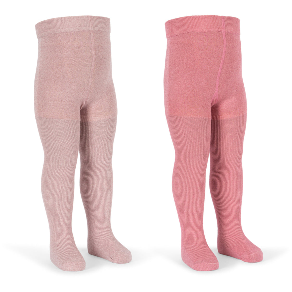 Konges Sløjd Rose Mix 2 Pack Rib Glitter Strumpbyxar