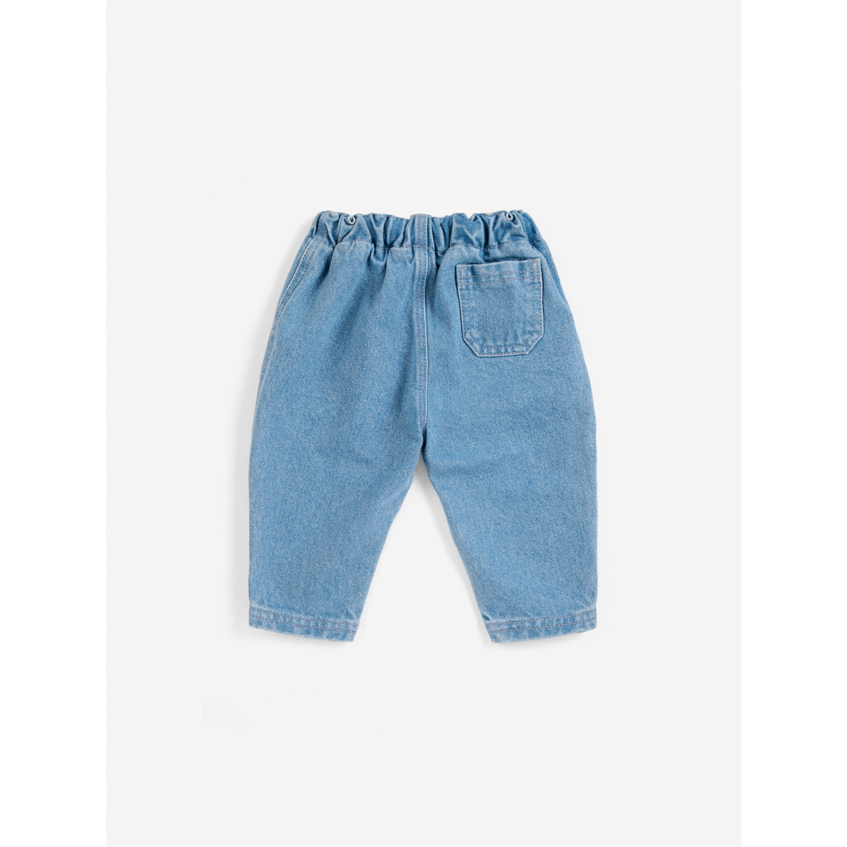 Bobo Choses Blue B.C. Embossed Denim Byxor
