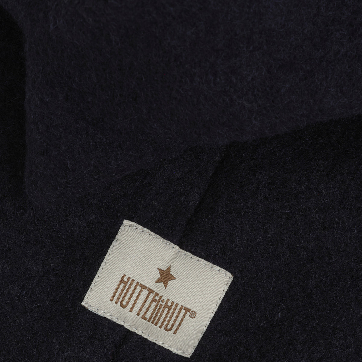 Huttelihut Dark Navy Elefanthatt Triangles Ull