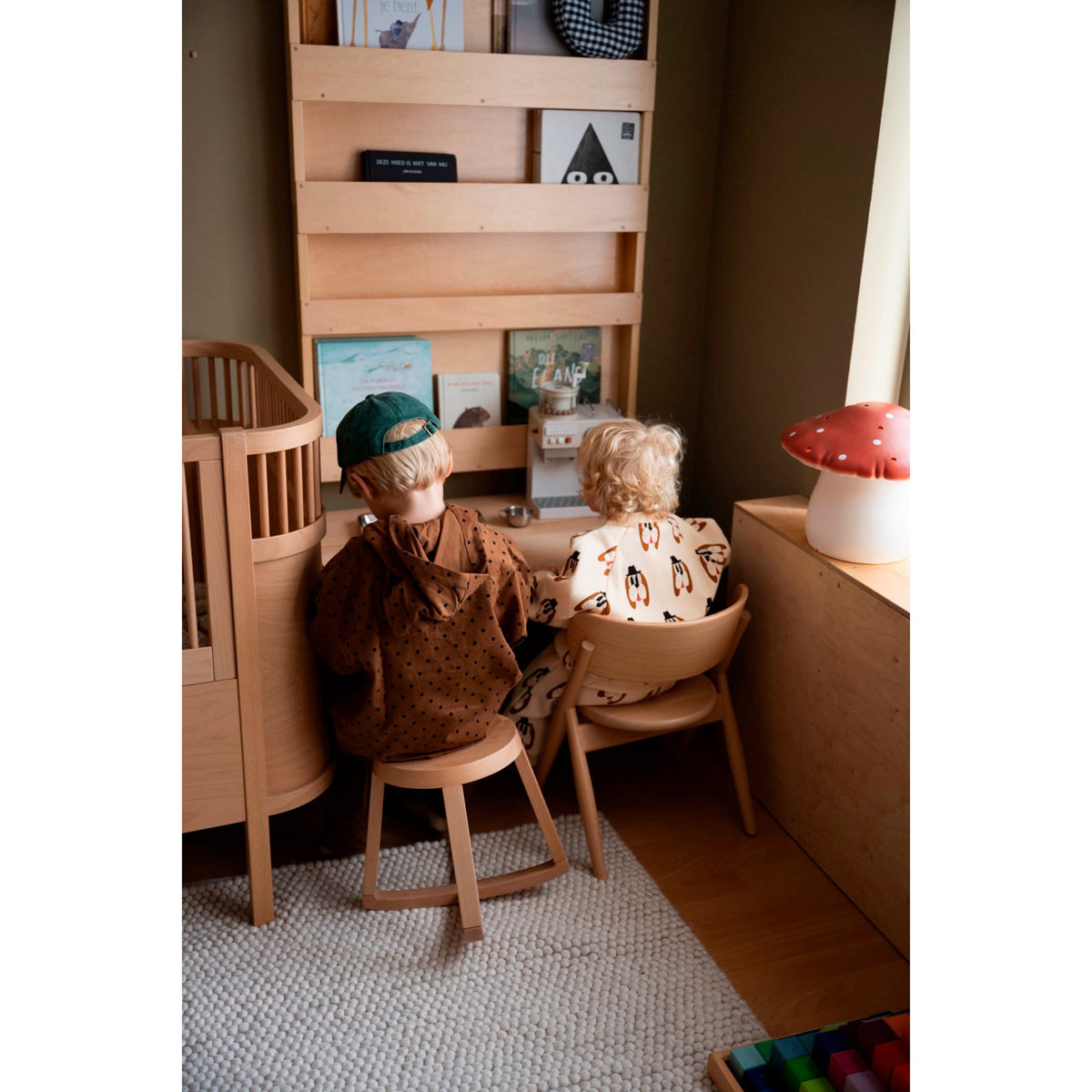 Curve Lab Beech Monarchy Stool