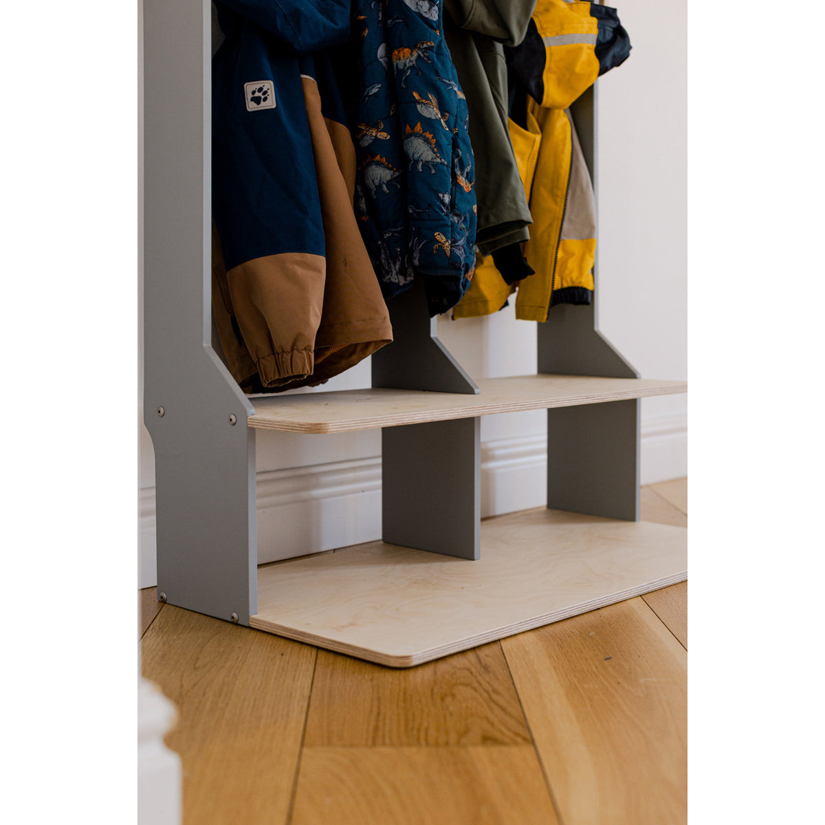 Duck Woodworks Grey Garderobe Outerwear Dubbel