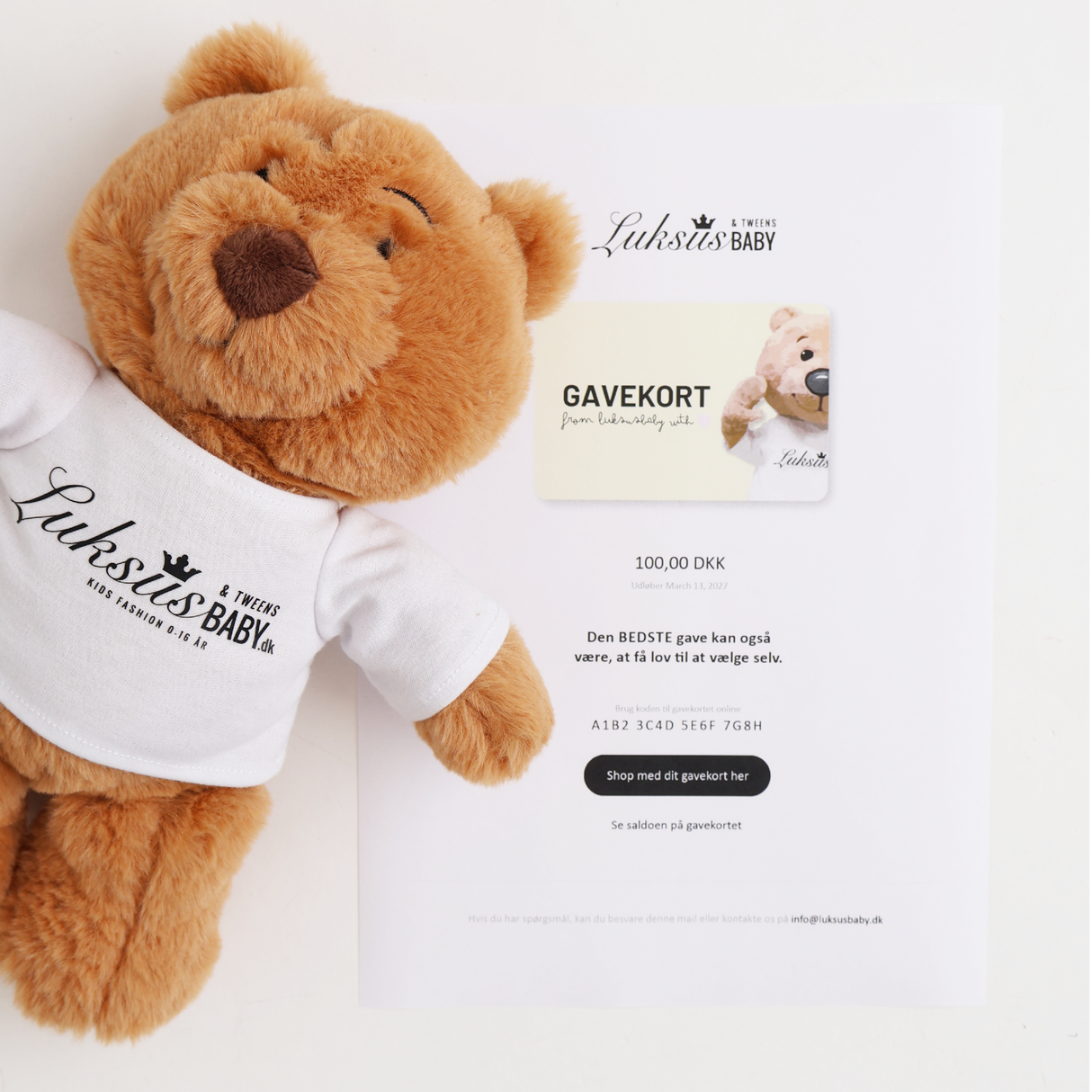 Skriv ut presentkort själv