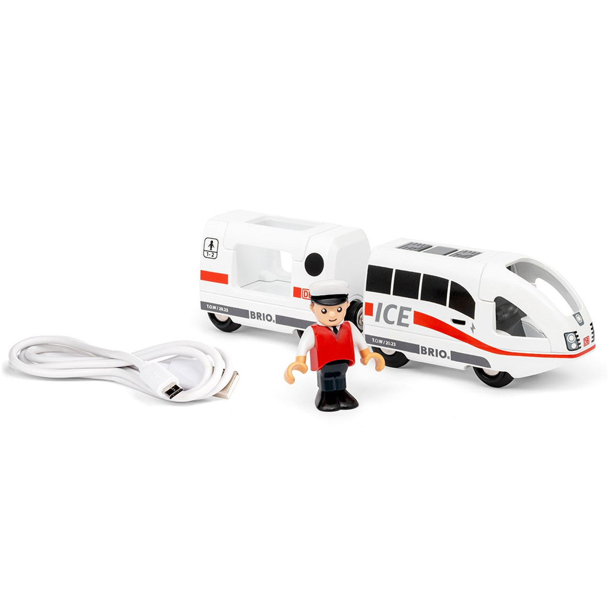 BRIO® 36088 ICE uppladdningsbart tåg (världens tåg)