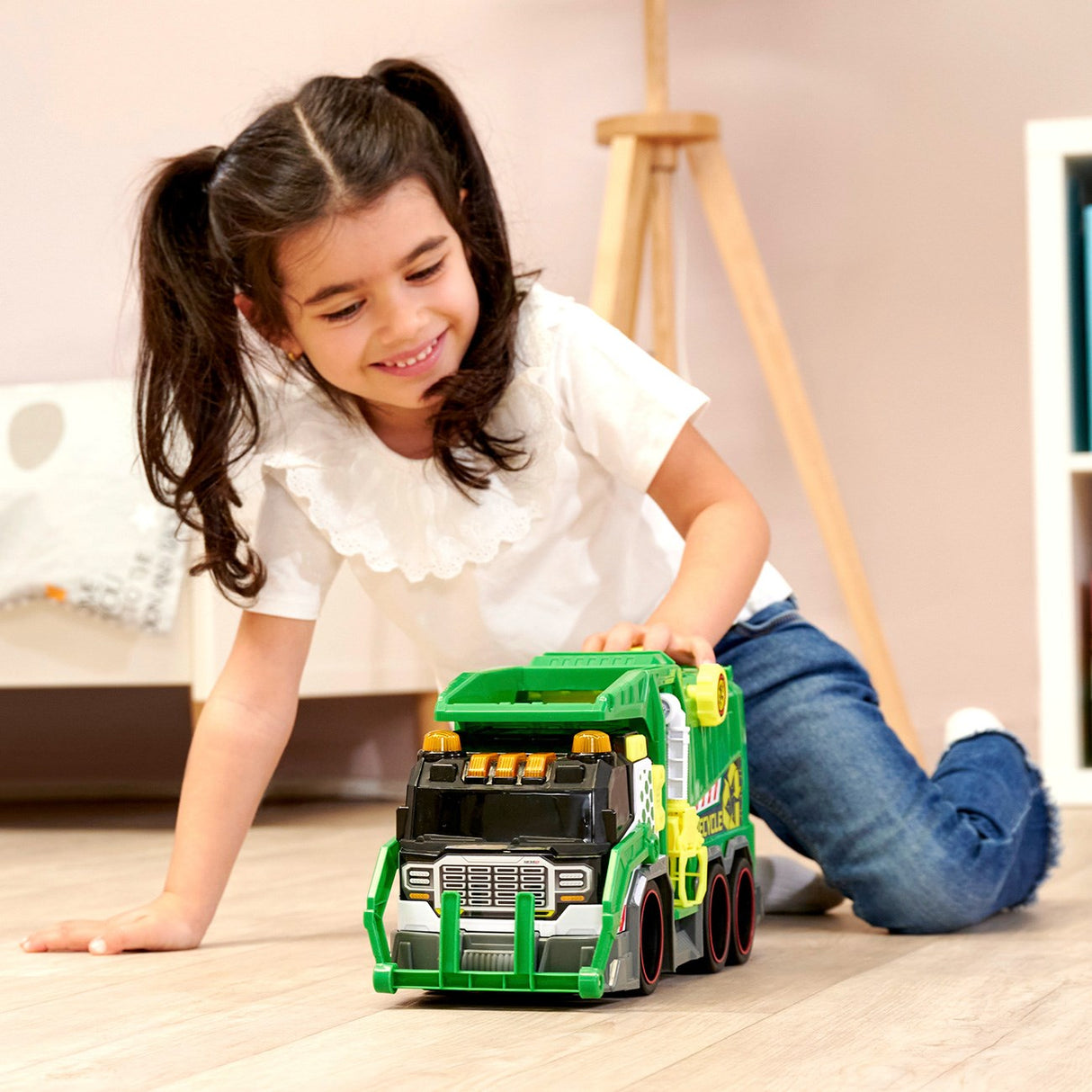 Dickie Toys återvinningsvagn