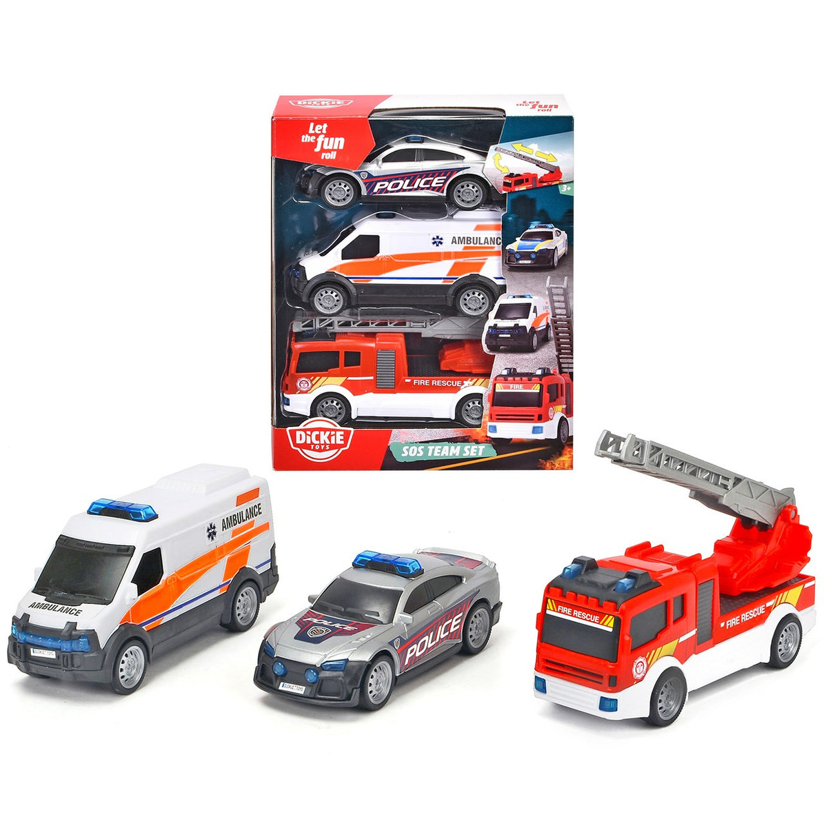 Dickie Toys SOS Team Set - Sverige