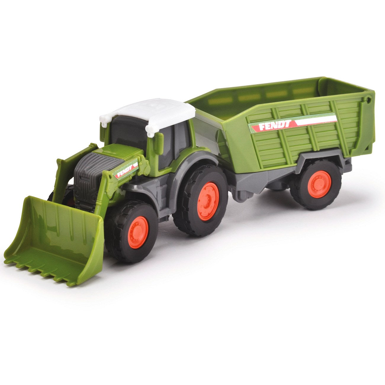 Dickie Toys Fendt traktorset med släpvagn