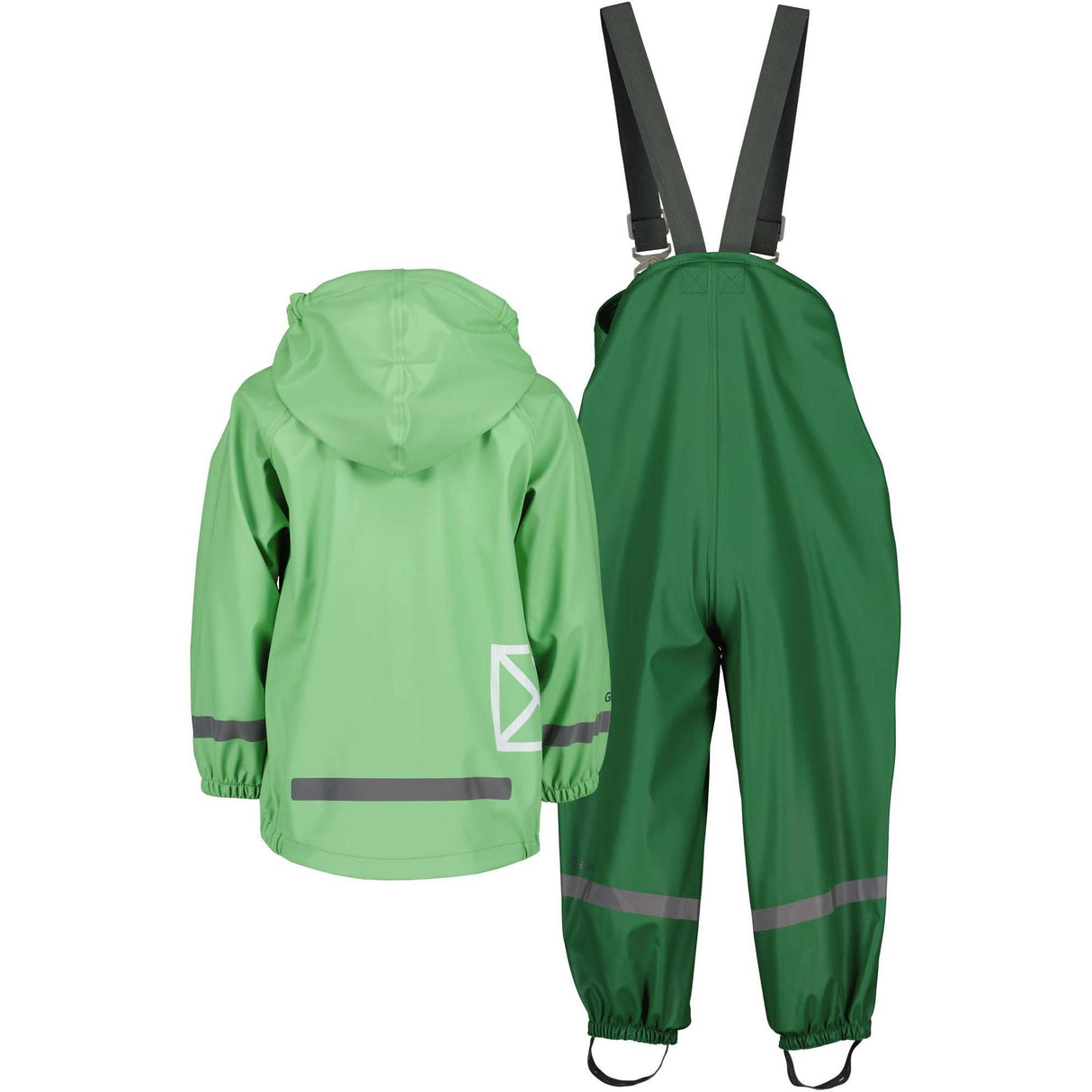 Didriksons Slaskeman Regn Set Green Pod