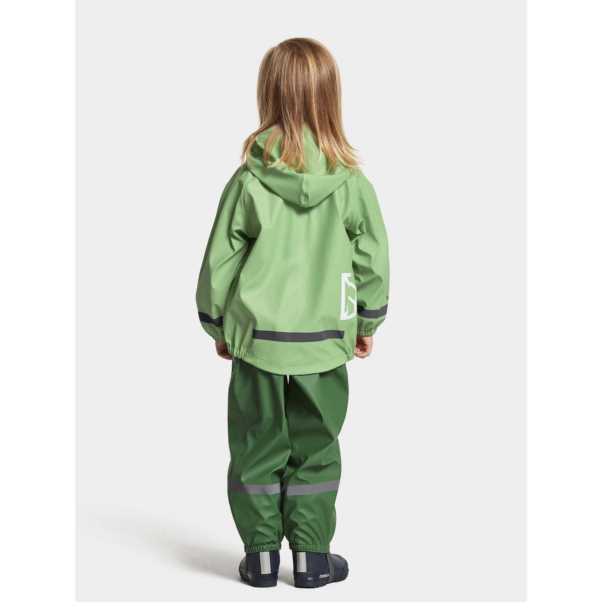 Didriksons Slaskeman Regn Set Green Pod
