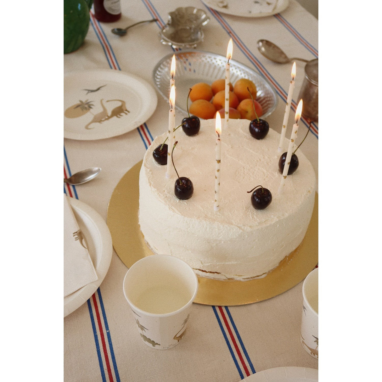 Konges Sløjd Fødselsdagslys Print Lemon