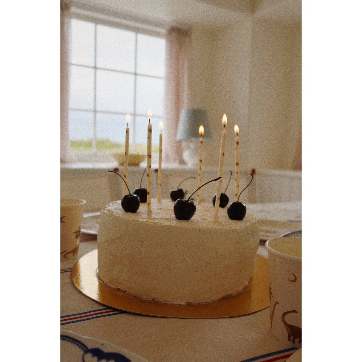 Konges Sløjd Fødselsdagslys Print Lemon