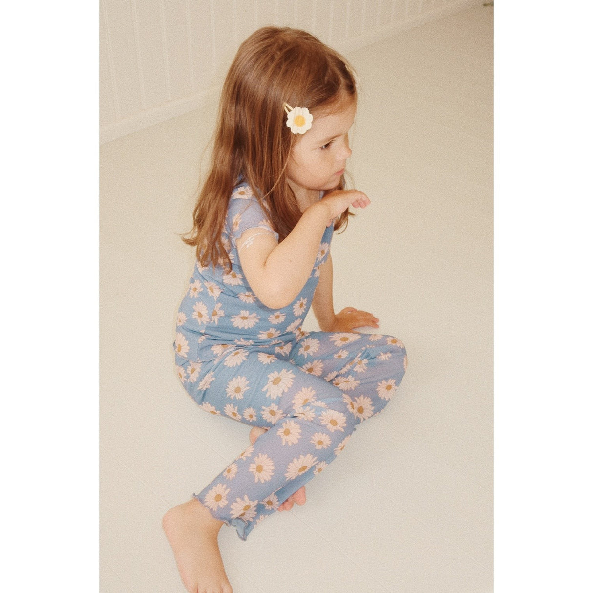 Konges Sløjd Daisy Blue Mel T-shirt