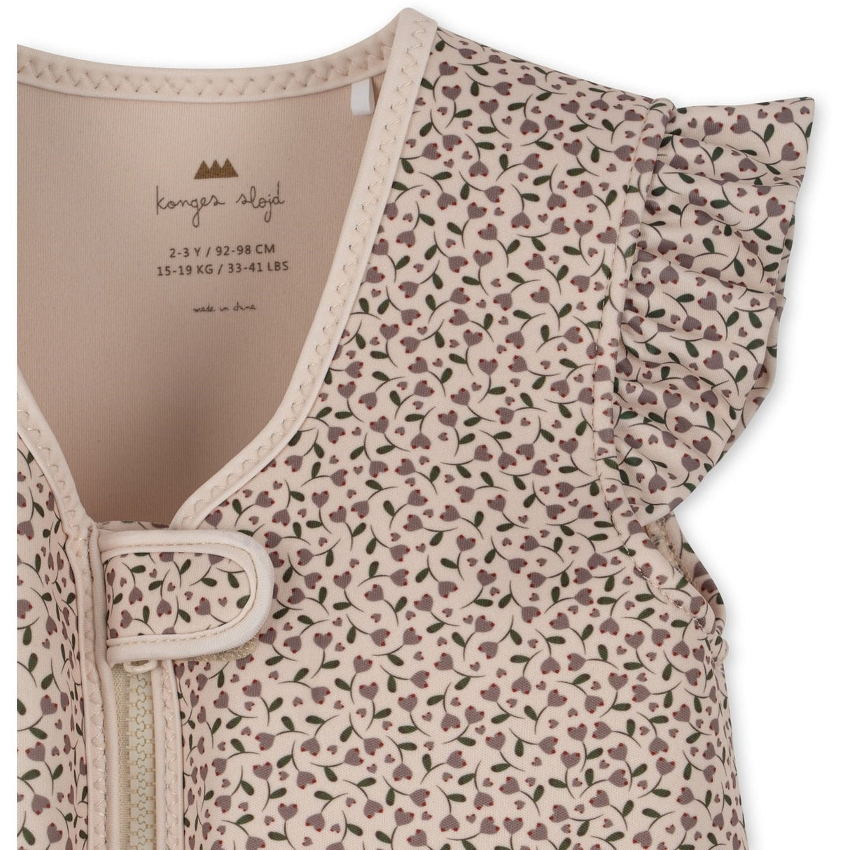 Konges Sløjd Neoprene Simväst Frill Milk Tank