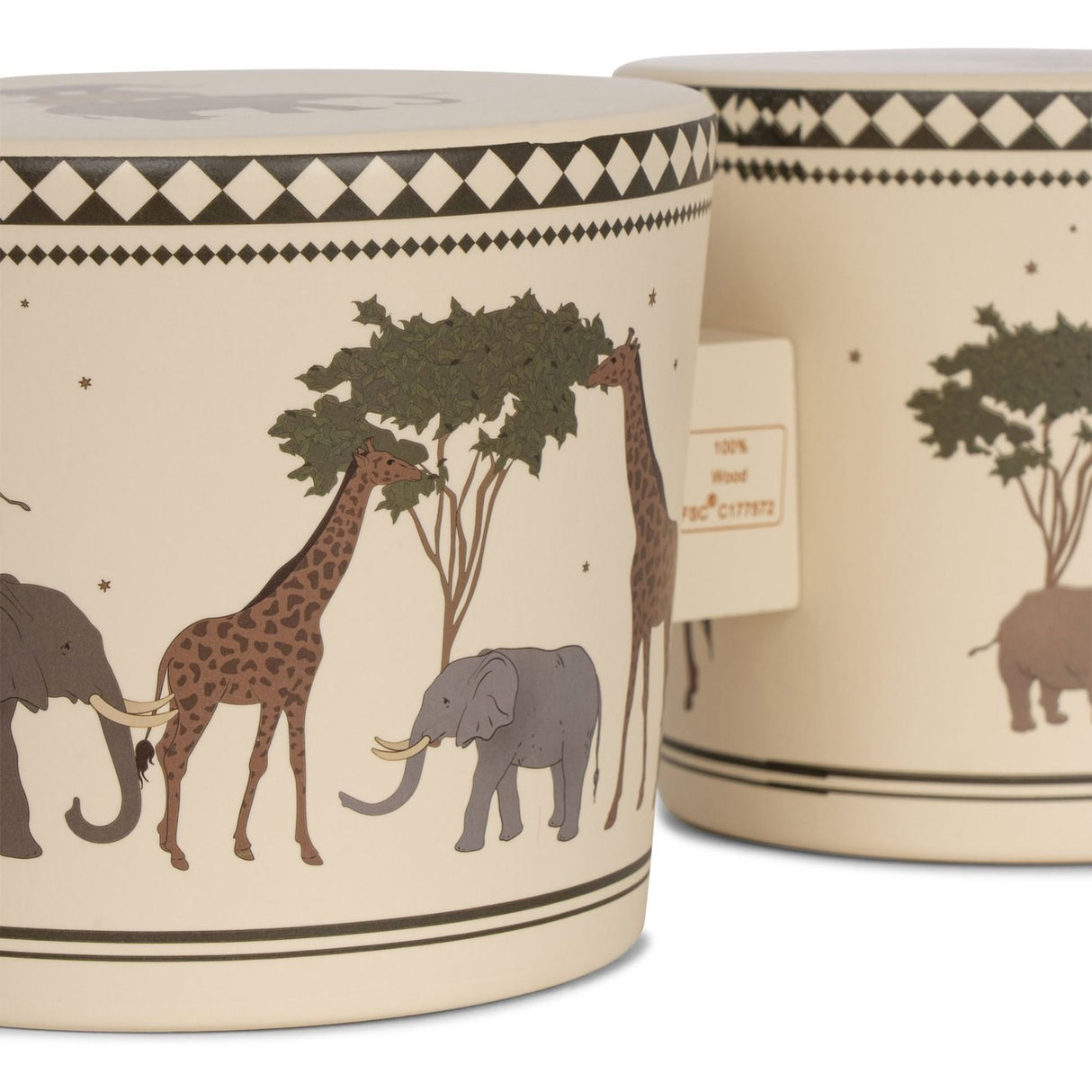 Konges Sløjd Bongo Trummor Träd Safari