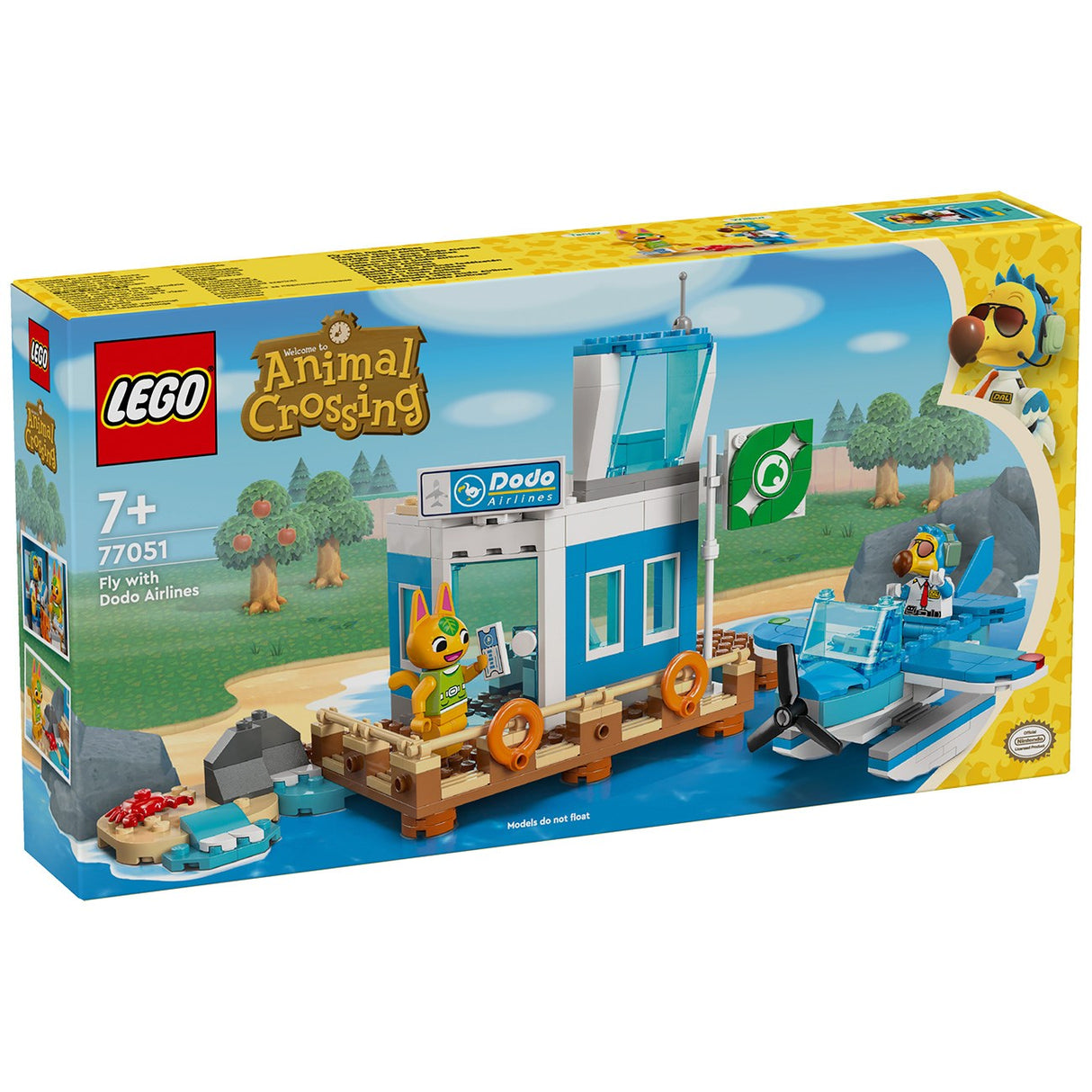 LEGO® Animal Crossing Flyg med Dodo Airlines