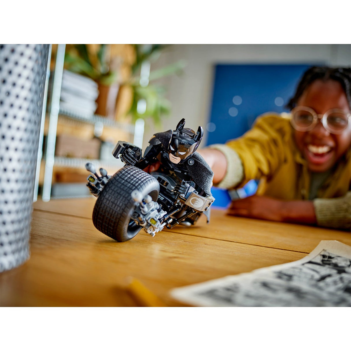 LEGO® Marvel Batman™ och Batpod motorcykel konstruktionsfigur