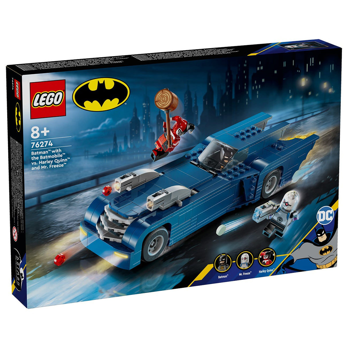 LEGO® Marvel Batman™ och Batmobile™ mod Harley Quinn™ och Mr. Freeze™