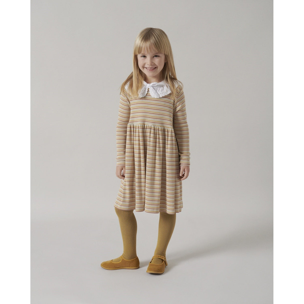 MarMar Modal Rib Autumn Stripe Mix Denka Kjola