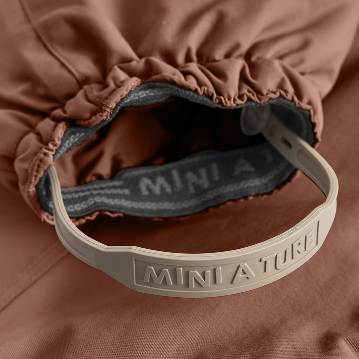 Mini A ture Rootbeer brown Wisti Fleece Flygdräkt