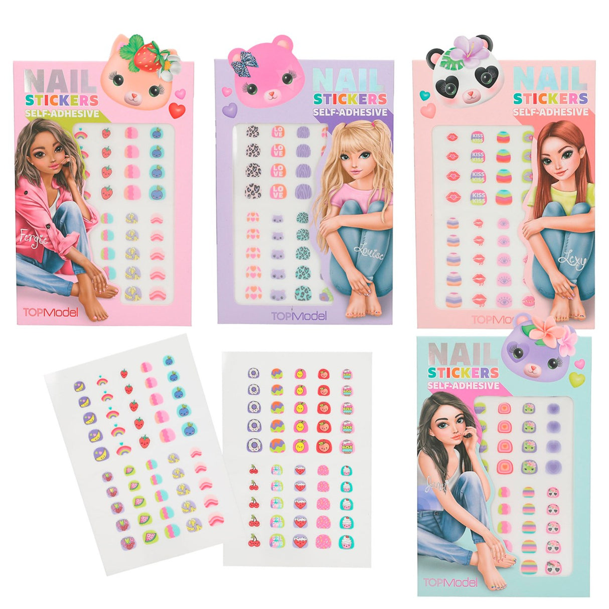 TOPModel Nail Klistermärken SKÖNHET och JAG