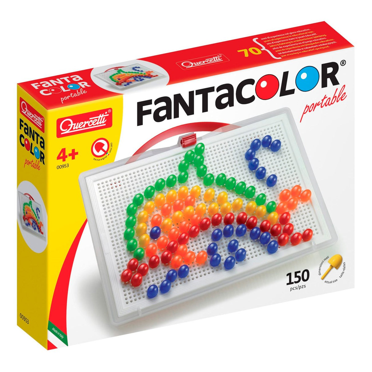 Quercetti FantaColor Pin Mosaik 150 stycken