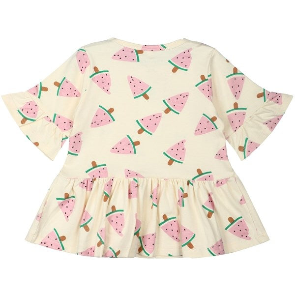 THE NEW Siblings White Swan Watermelon AOP Kaya Topp