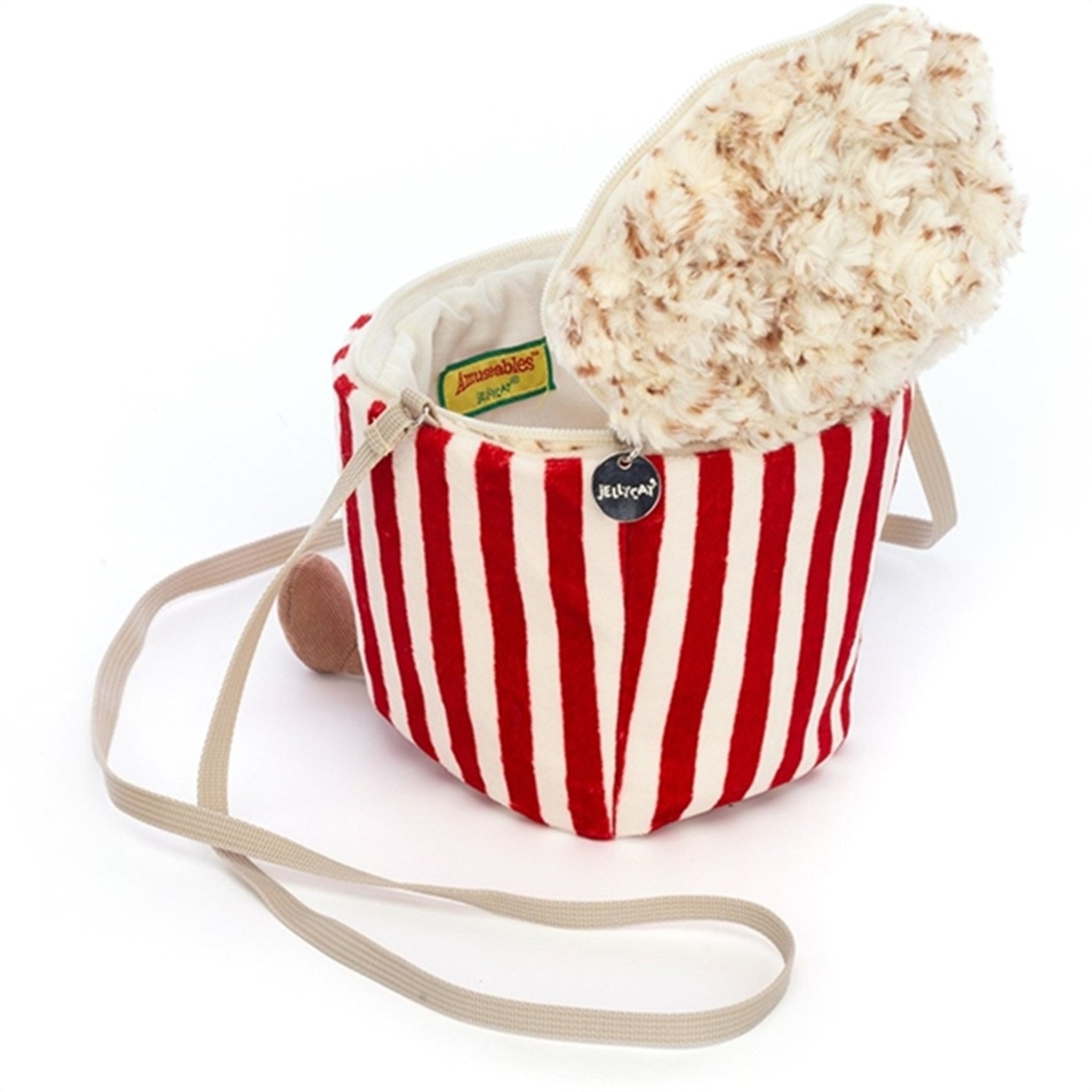 Jellycat Amuseable Popcorn Väska 19 cm 3