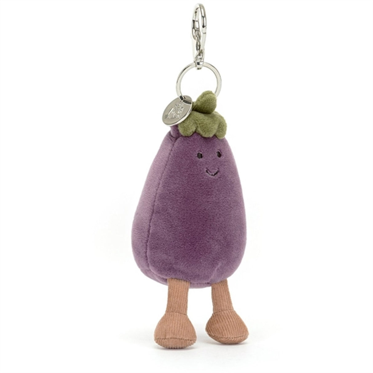 Jellycat Vivacious Grøntsag Aubergine Vedhæng Til Väska 12 cm