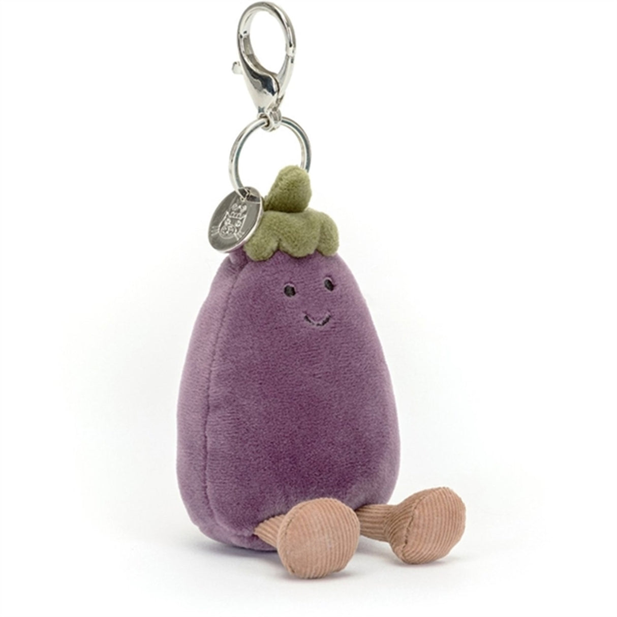 Jellycat Vivacious Grøntsag Aubergine Vedhæng Til Väska 12 cm