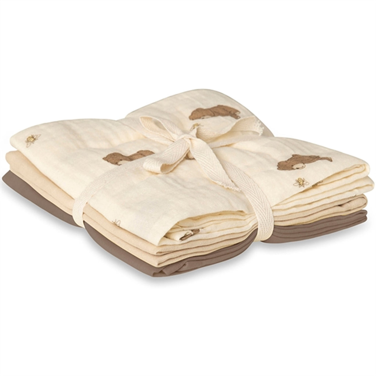 That's Mine Bees and Bears Bora Muslin Tygblöjor 3-Pack