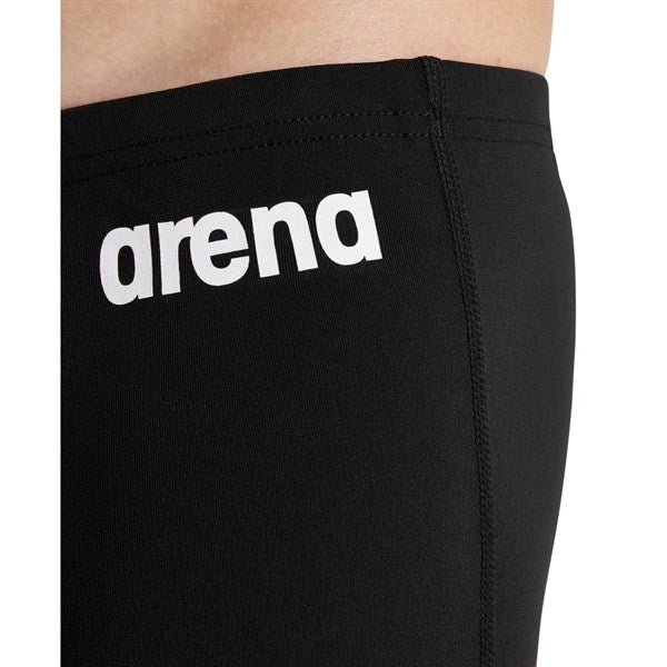 Arena Team Swim Jammer Lång Badeshorts Solid Black-White