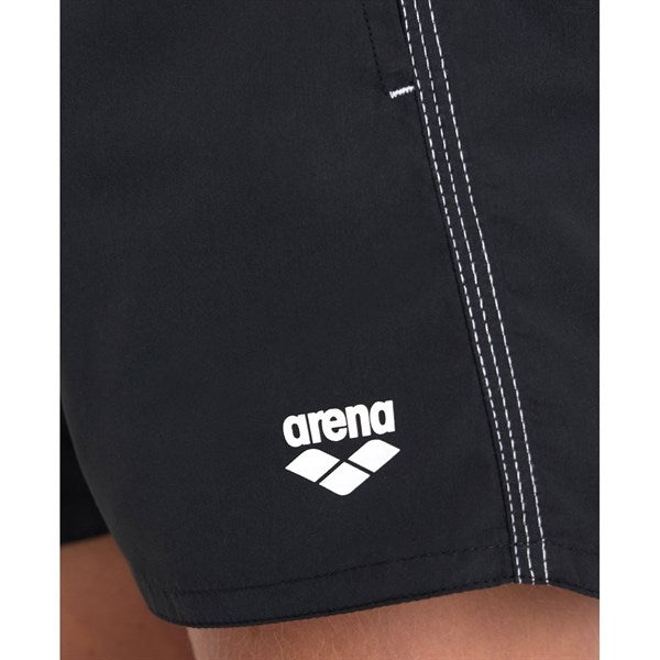 Arena Badeshorts Solid R Black-White