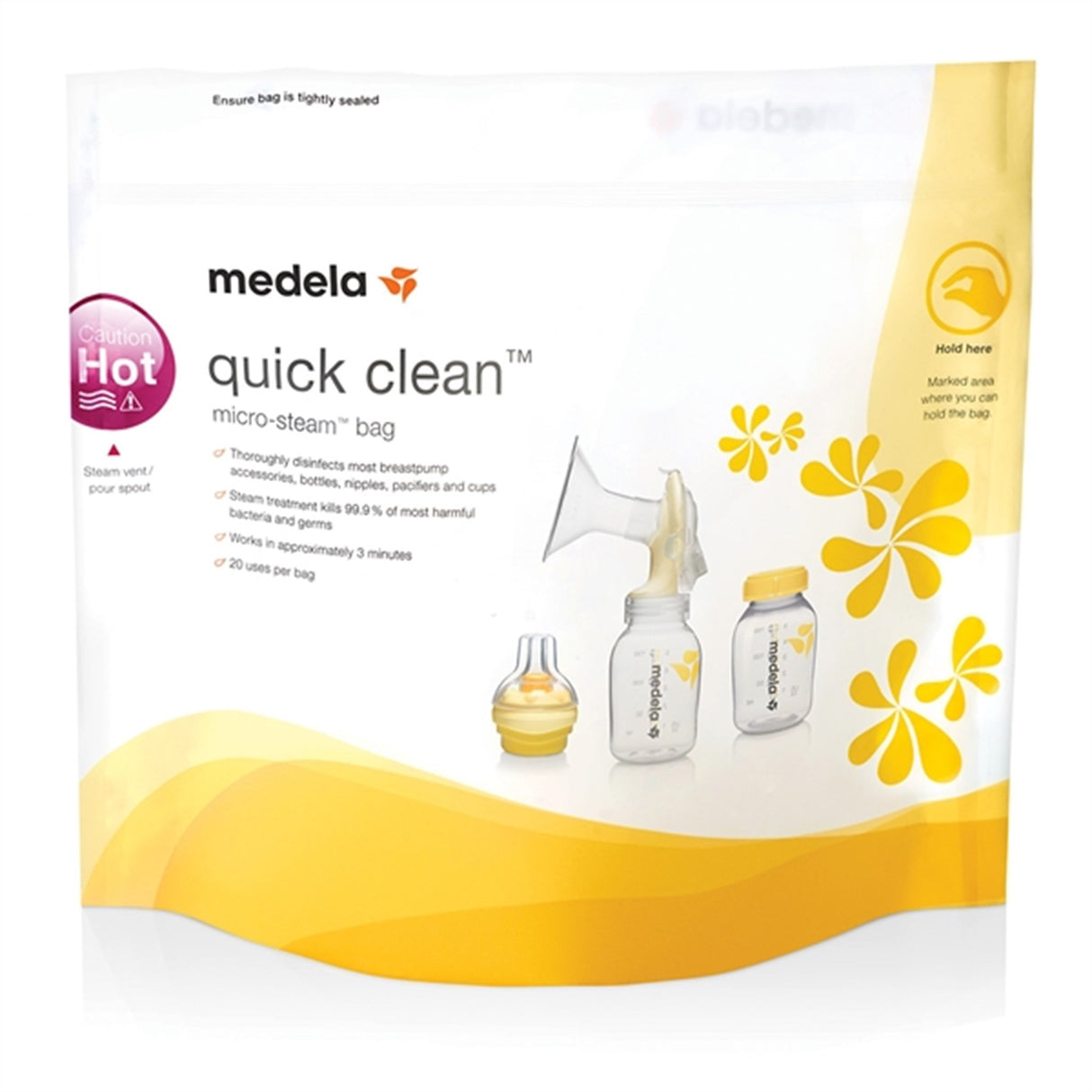 medela Quick Clean Påsar För Mikrovågsugn, 5 st.