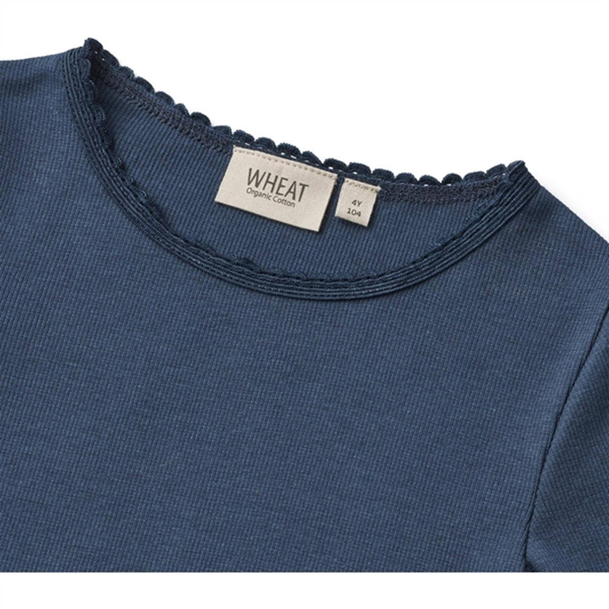 Wheat Blue Waves Rib Tröja Reese