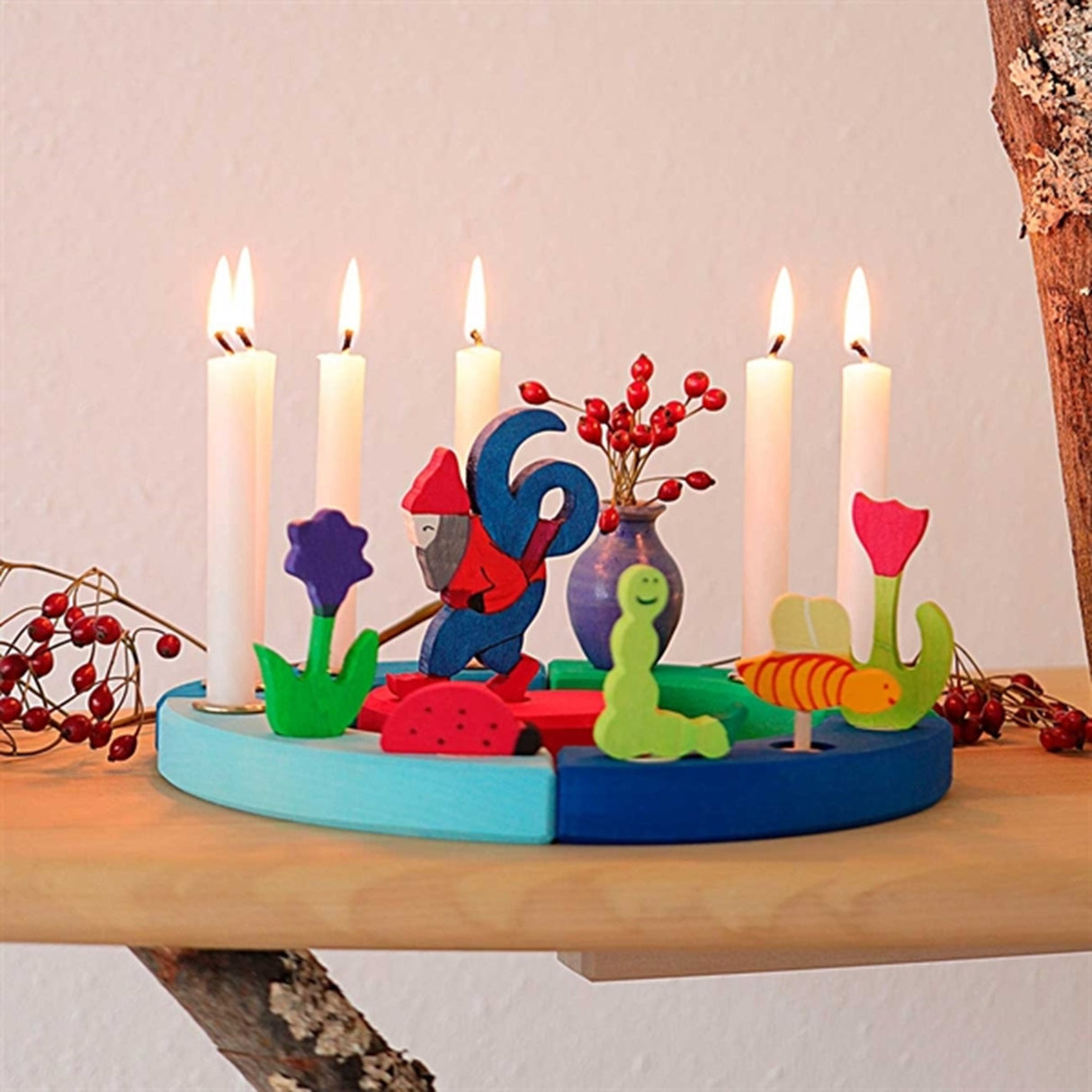 GRIMM´S Lille Fødselsdagsring Blue Green