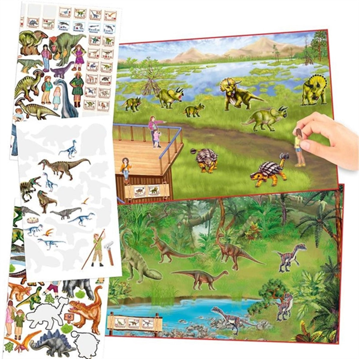 Dino World Magic Scratch Bok
