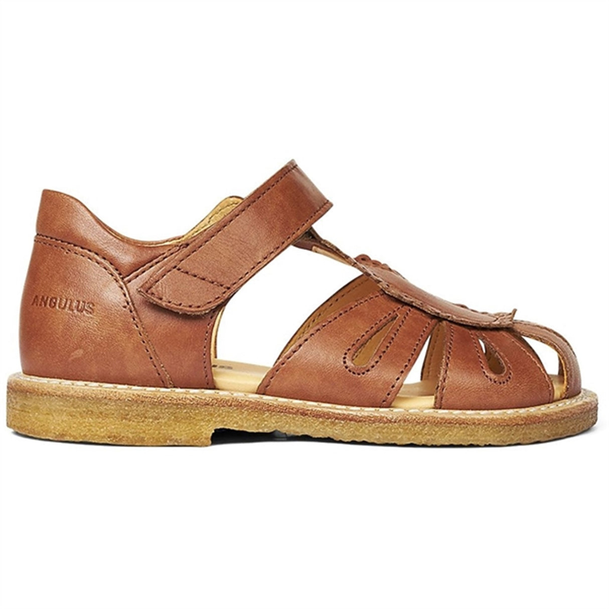 Angulus Sandal M. Kardborreband Tan