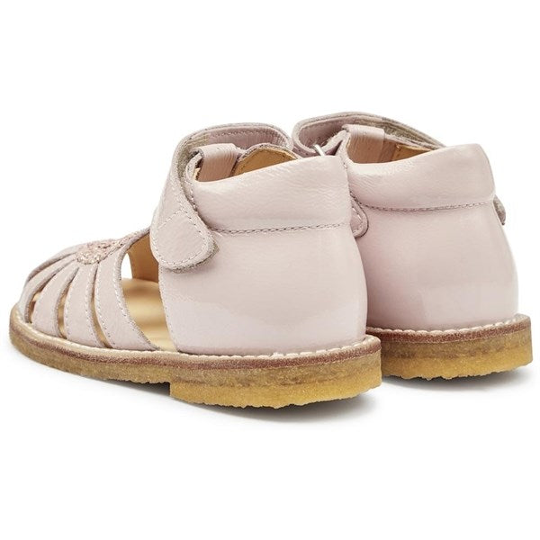 Angulus Begyndersandaler Pale Rose/Rose Glitter