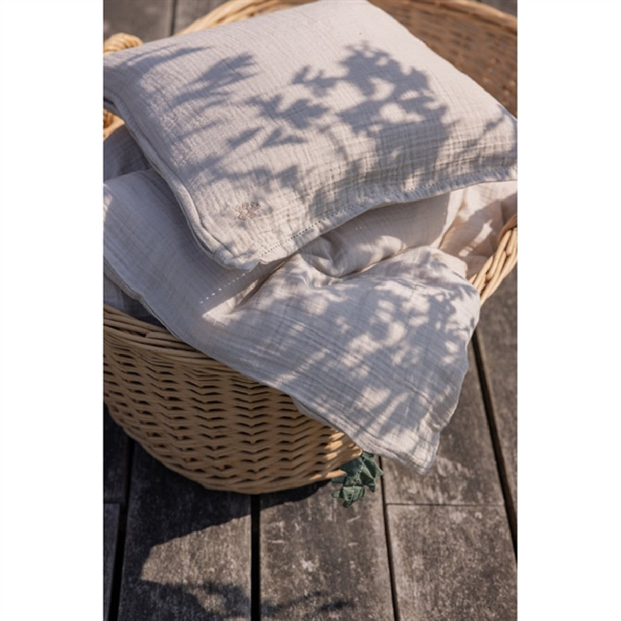 Sebra Sängkläder Musselin Seabreeze Beige