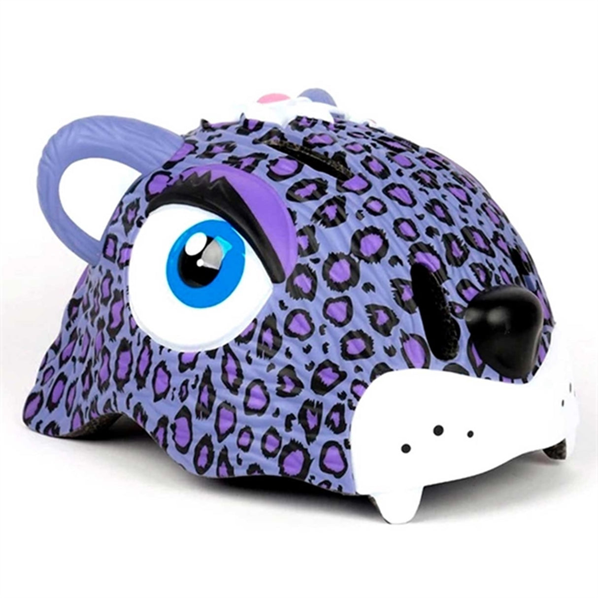 Crazy Safety Leopard Cykelhjälm Purple