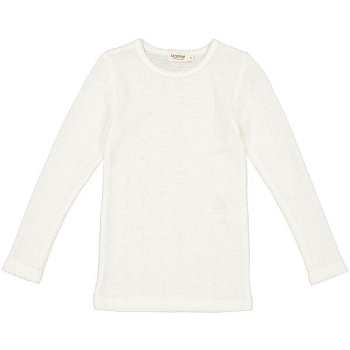 MarMar Wool Pointelle Natural Tamra Blus